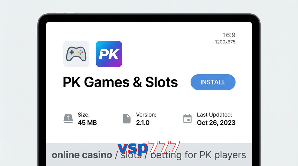 Game list for Vsp777 gameapk section